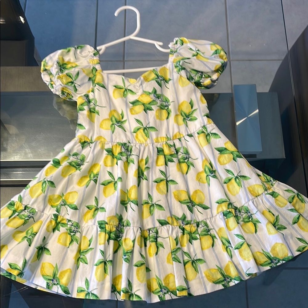 Janie and Jack White and Yellow Smocked Sundress